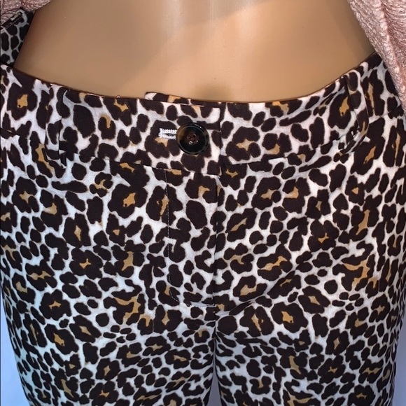 J Crew Bennett Chino Leopard Print NWT - Picture 5 of 10